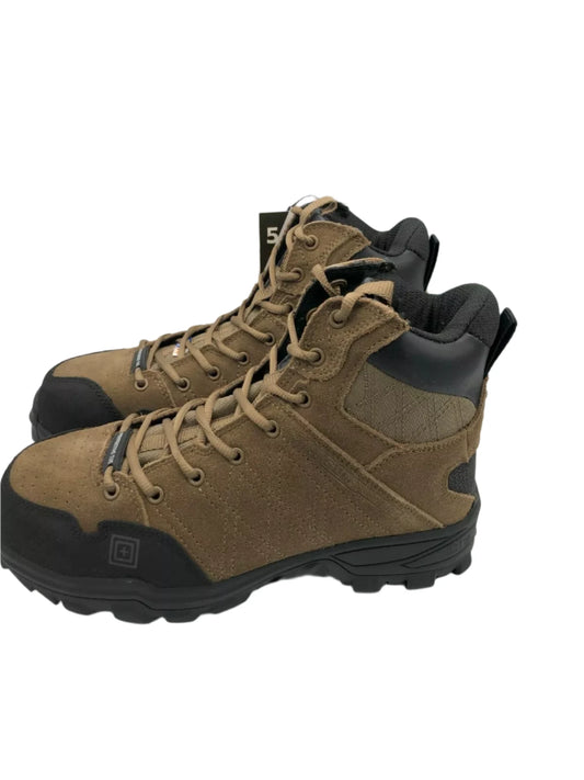 5.11 Cable Hiker Tactical Work Boots, Dark Coyote, Men's 7 1/2 M