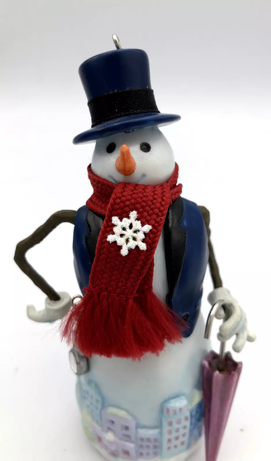 HALLMARK Keepsake 2005 Ornament Skylar A. Woolscarf Chrismast Snowman Snowlodge