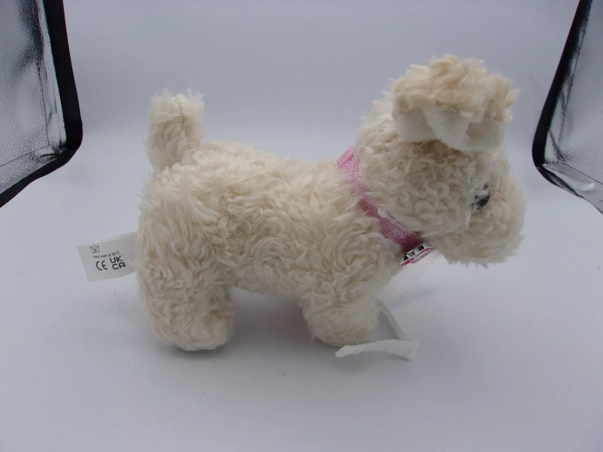 Our Generation Pet Dog Plush Animals with Collar and Leash (New) Toy Poodle Pup