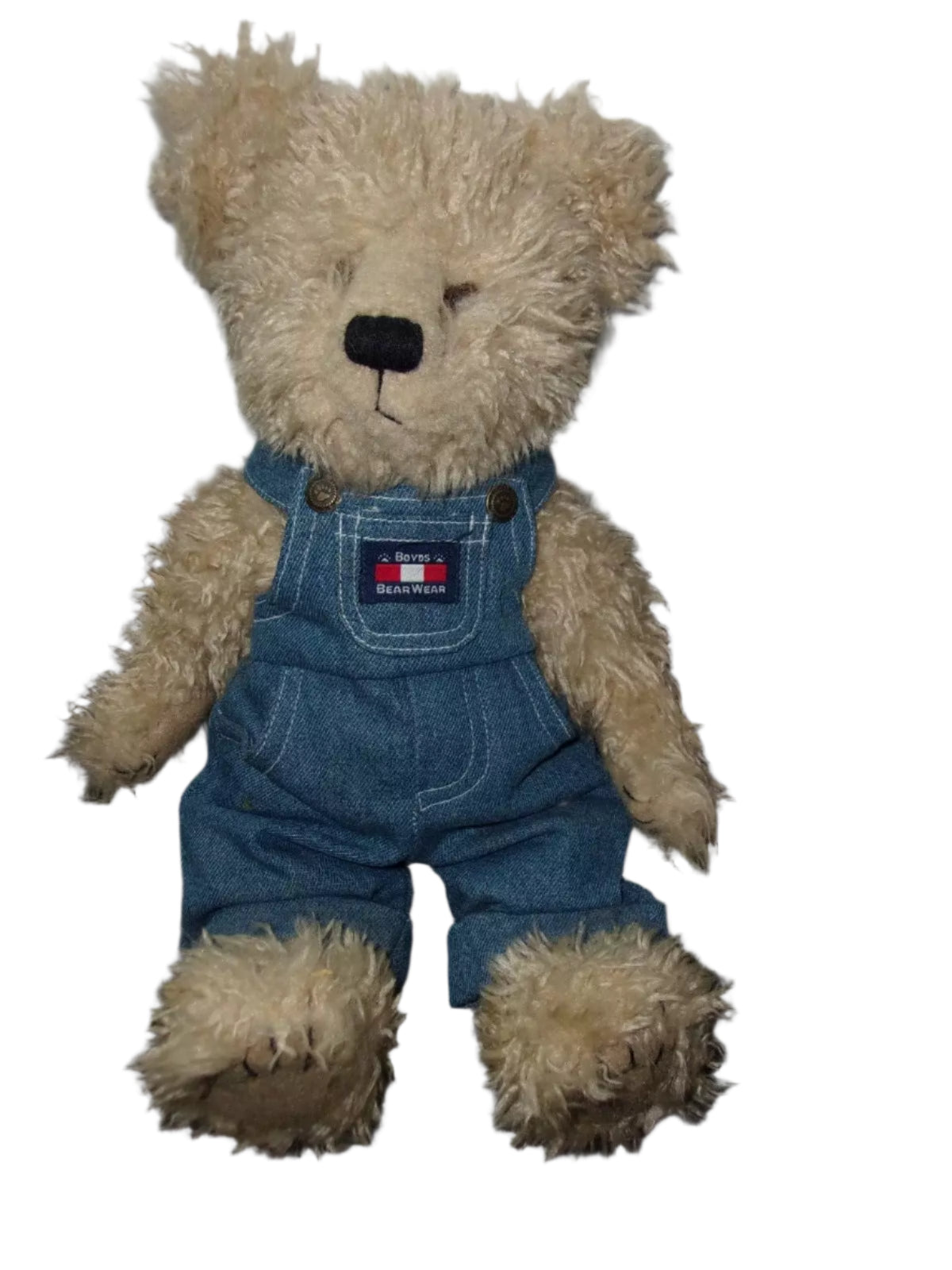 Billy Bob Bruin Boyds Bear Plush Overalls Bearwear