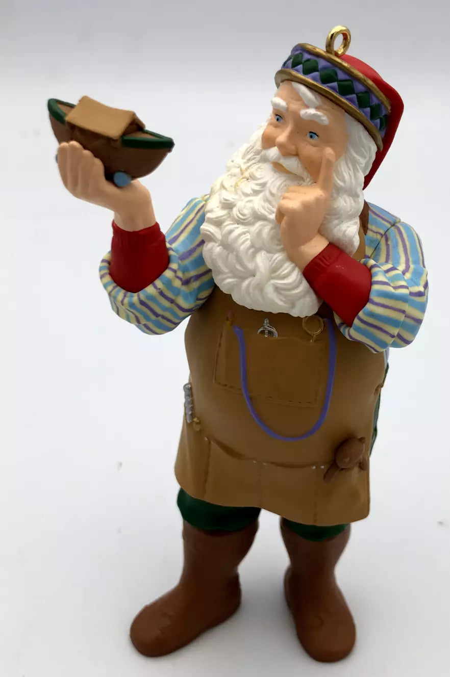 Hallmark 1999 Toymaker's Gift Santa Claus  Exclusive Christmas Ornament