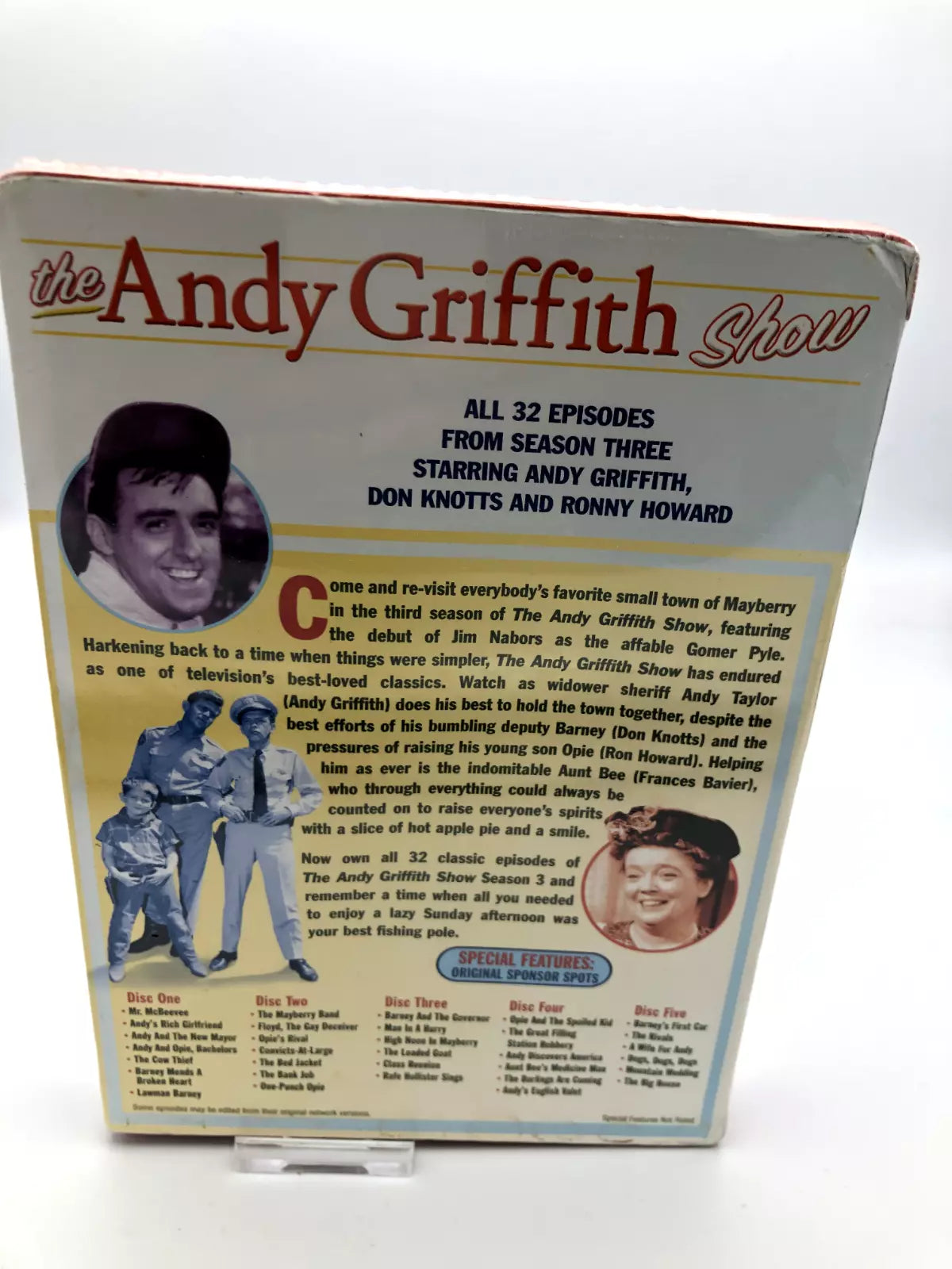 The Andy Griffith Show - The Complete Third Season (DVD, 2005, 5-Disc Set) New