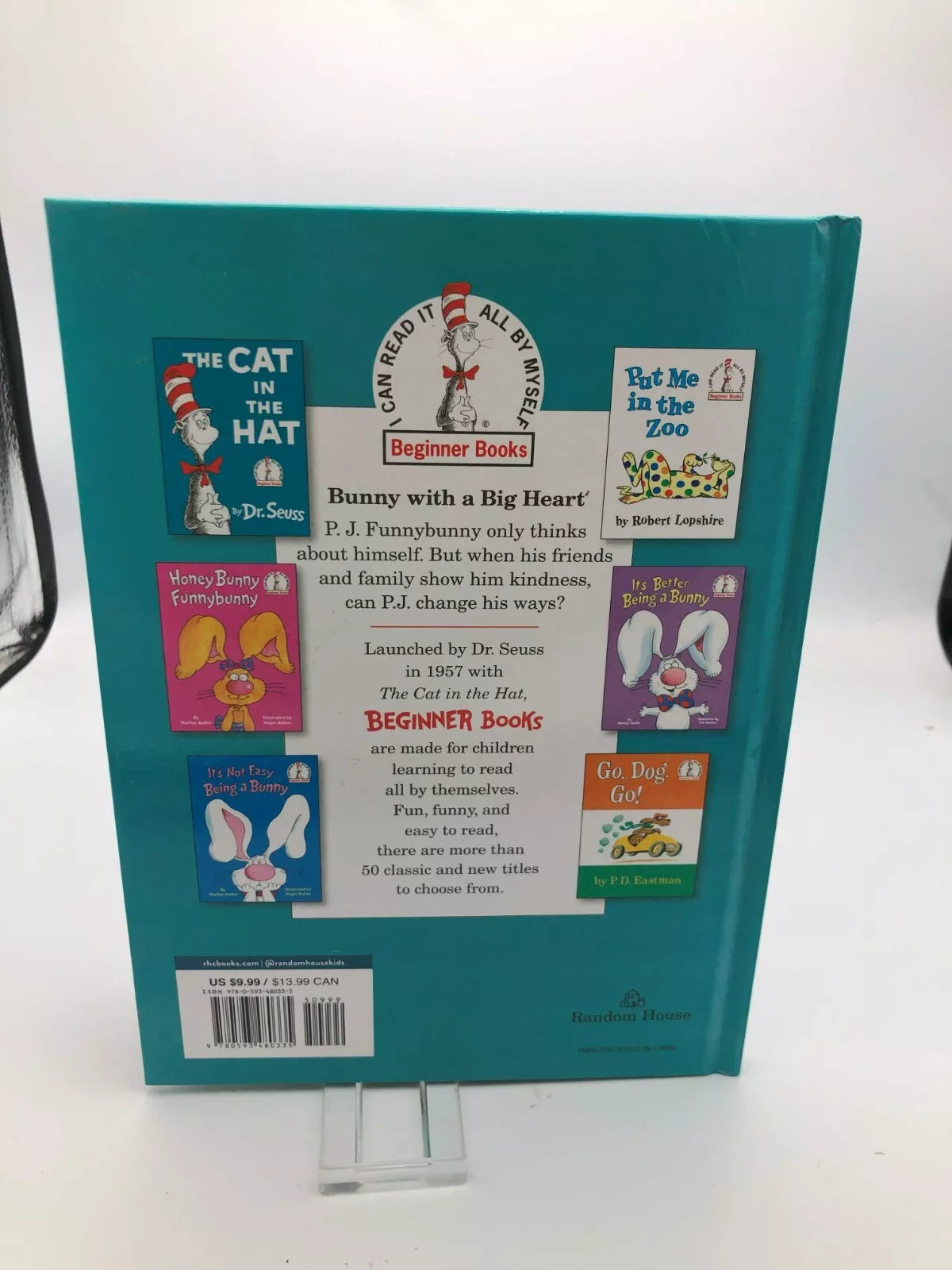 Bunny with a Big Heart (Beginner Books) - Hardcover