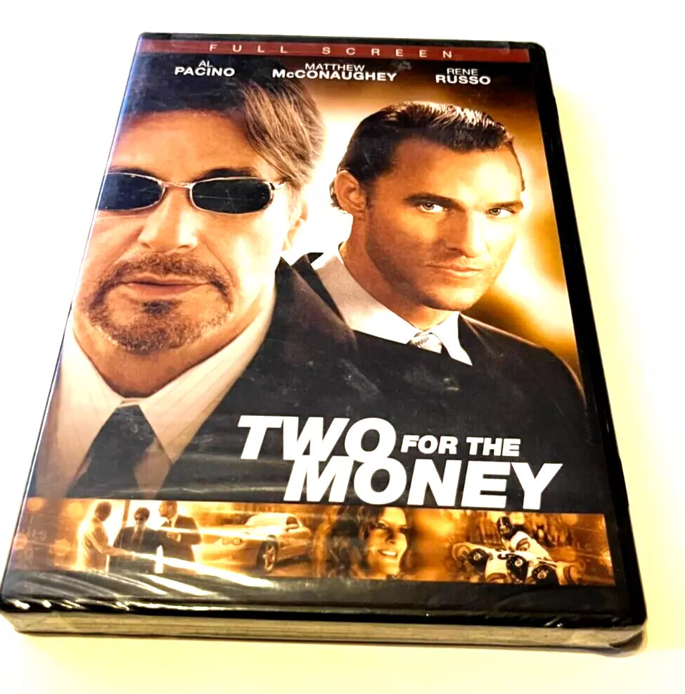 Two for the Money (DVD, 2006, Full Frame) New Sealed