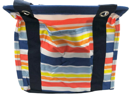 THIRTYONE Thirty-One 31 Gifts Small Utility Tote NEW Vista Stripe