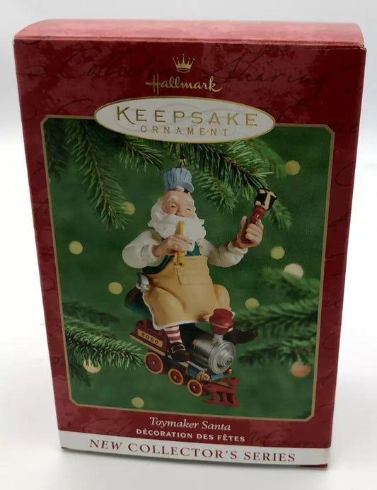 HALLMARK KEEPSAKE CHRISTMAS ORNAMENT TOYMAKER SANTA Collector's Series