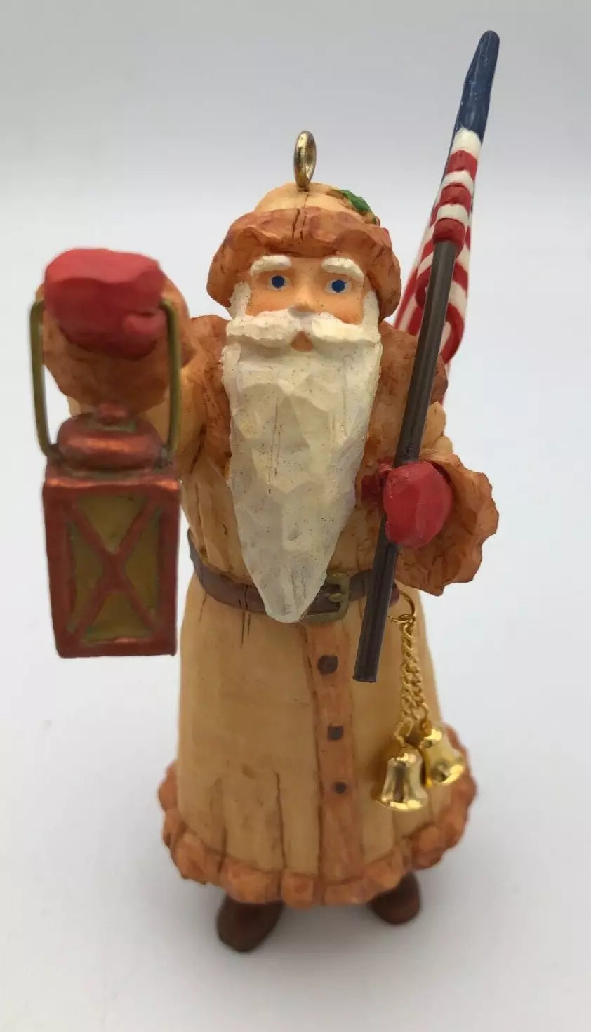 Hallmark North Pole Patriot Santa Keepsake Ornament 2004