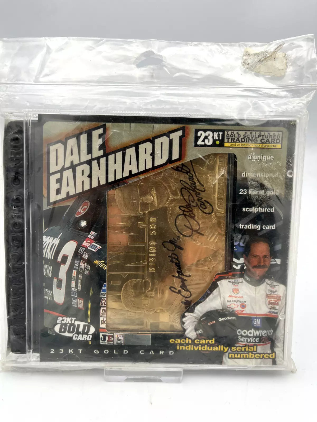 Dale Earnhardt Lot 23kt Gold Trading Card Sealed In Original CD Case