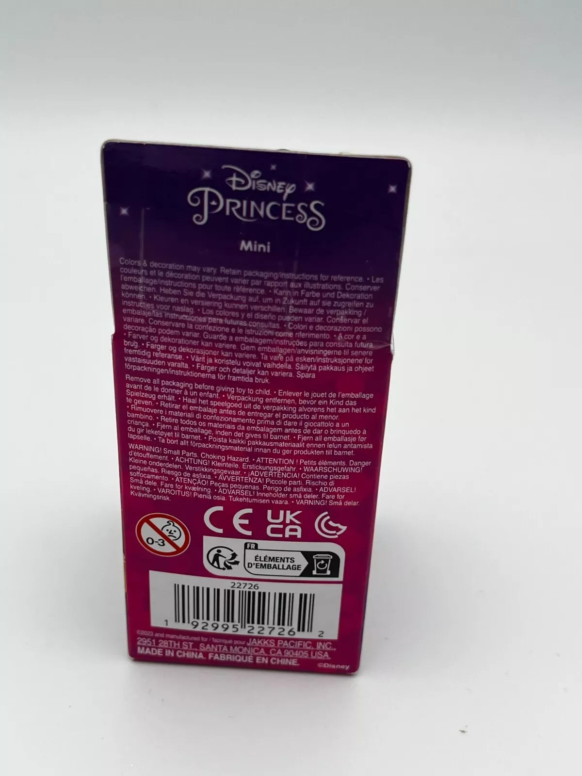 MINI DISNEY PRINCESS (MINATURE DOLL)