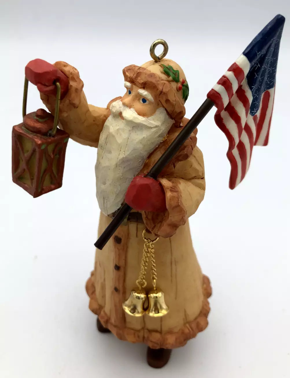 Hallmark North Pole Patriot Santa Keepsake Ornament 2004