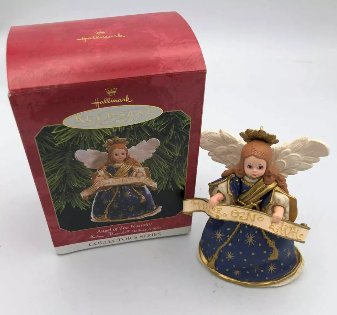 Hallmark Keepsake Ornament Angel Of The Nativity, Madame Alexander Holiday 1999