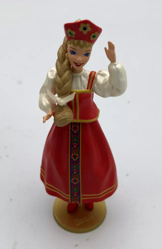 1999 Russian Barbie Dolls of the World Hallmark Keepsake Christmas Ornament