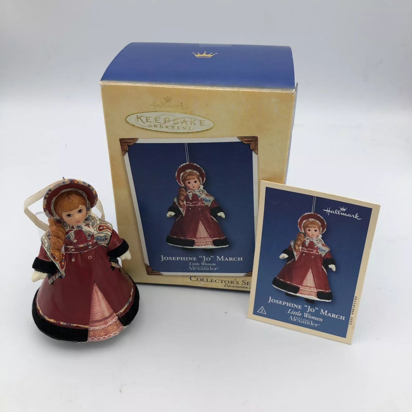 Hallmark Keepsake Ornament Madame Alexander Josephine Jo March  2002