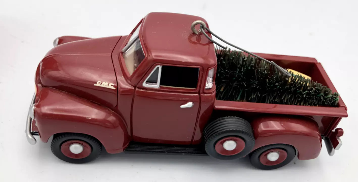 1956 RED FORD TRUCK-1995.1ST IN ALL AMERICAN TRUCK SERIES-HALLMARK ORNAMENT