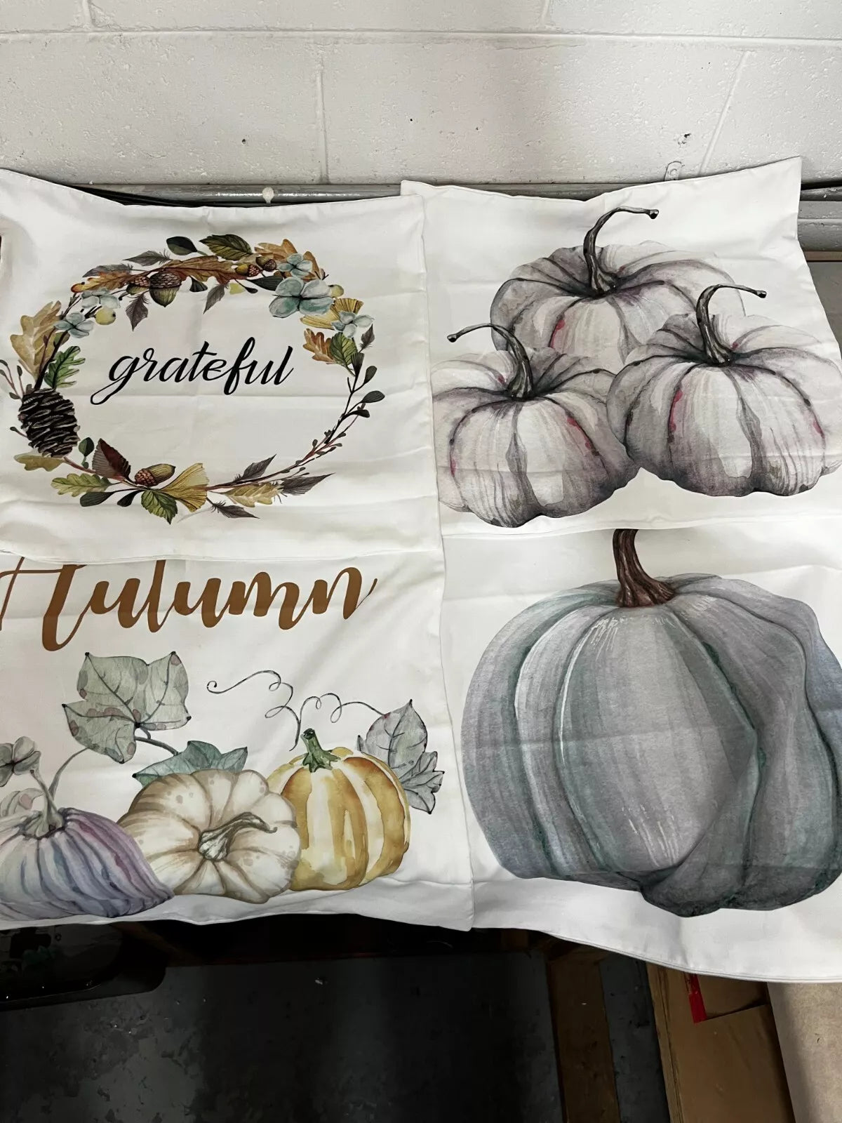 Fall pillow covers 18x18 set of 4