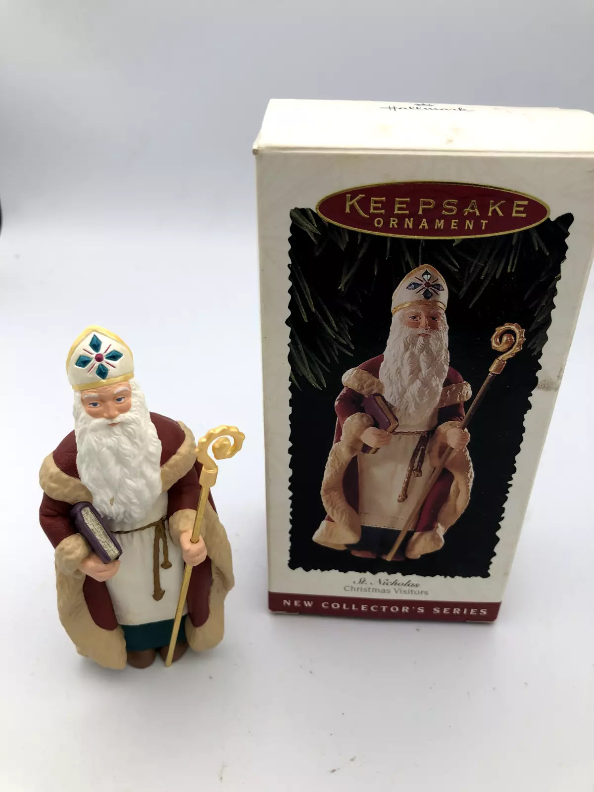 Hallmark Keepsake Ornament 1995 St Nicholas Priest Christmas Visitors