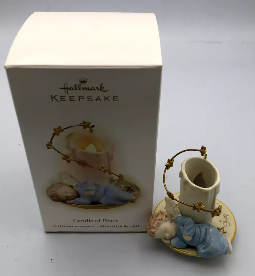 Hallmark Keepsake Christmas Ornament - Candle of Peace with Baby - 2009