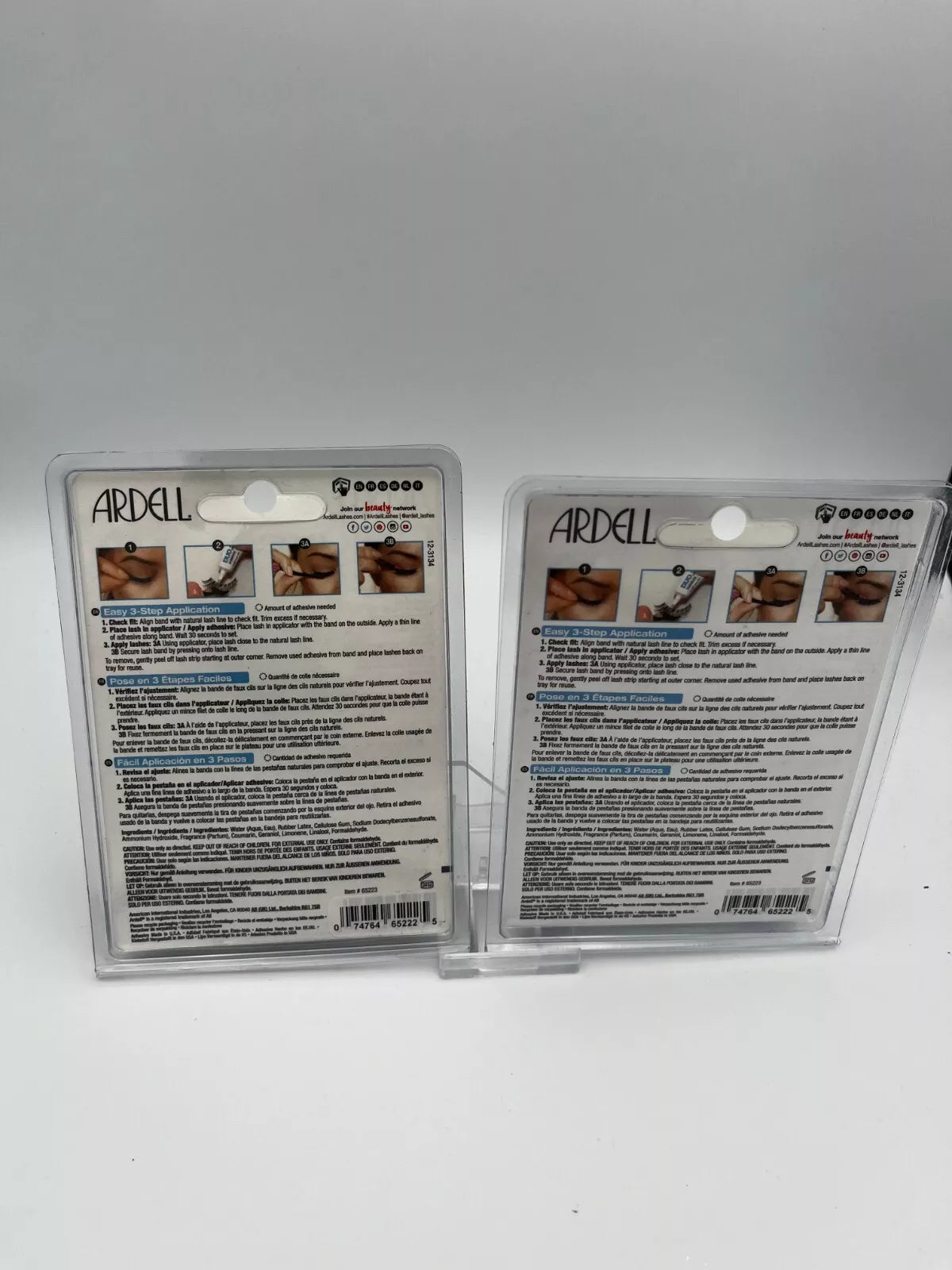 ARDELL Deluxe Pack Lashes, 110 Black  (2 PACKS)