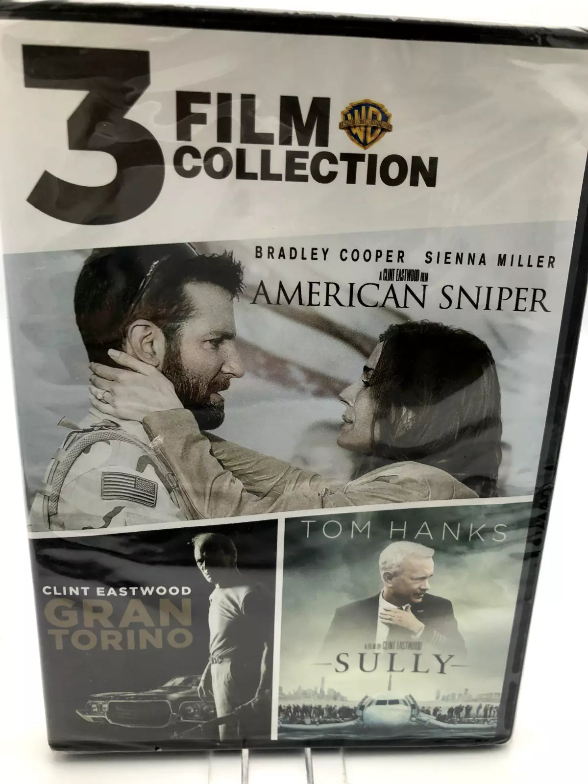 3 Film Collection: American Sniper / Gran Torino / Sully DVD New Sealed