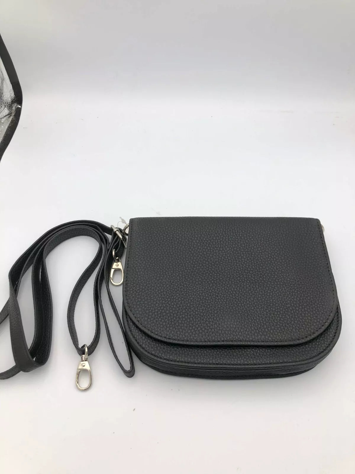 Thirty-one Convertible Belt Bag- Black Beauty Pebble Crossbody