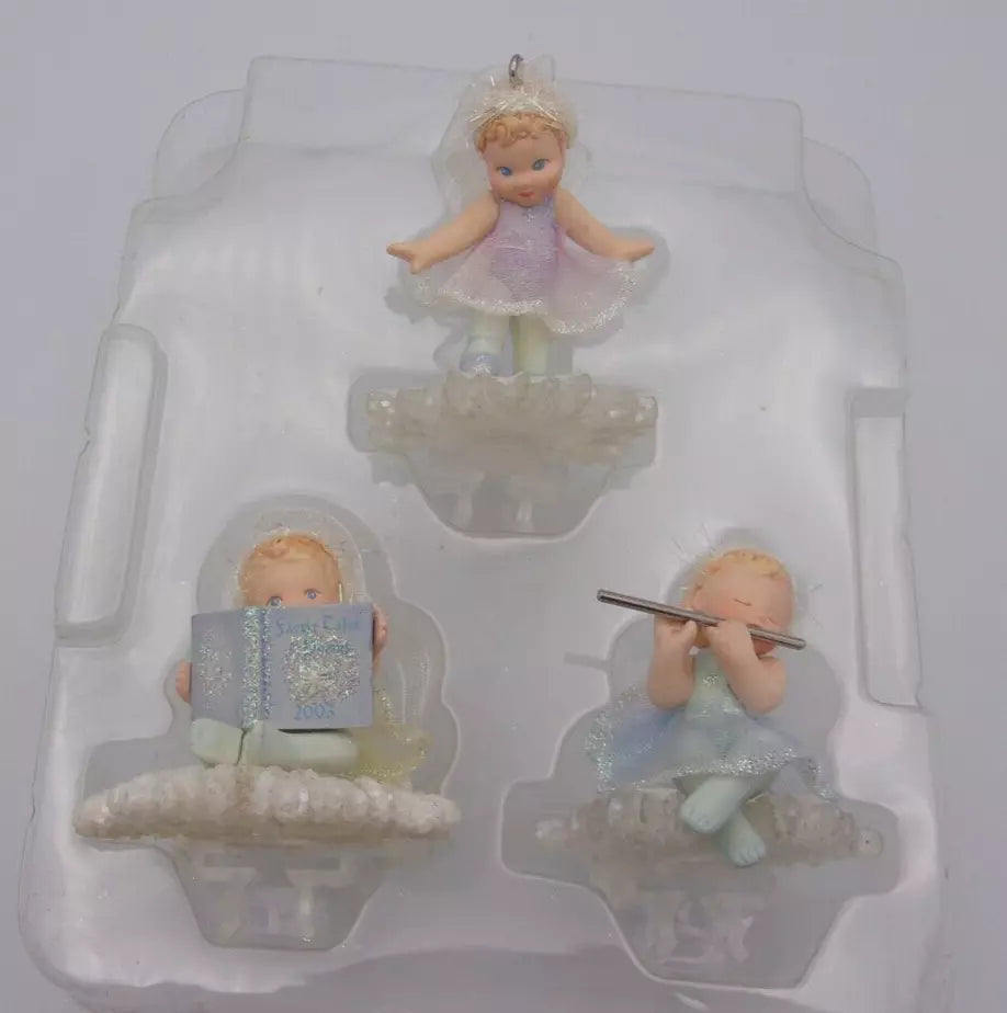 Hallmark Christmas Ornament 2003 Frostlight Faerie Sisters