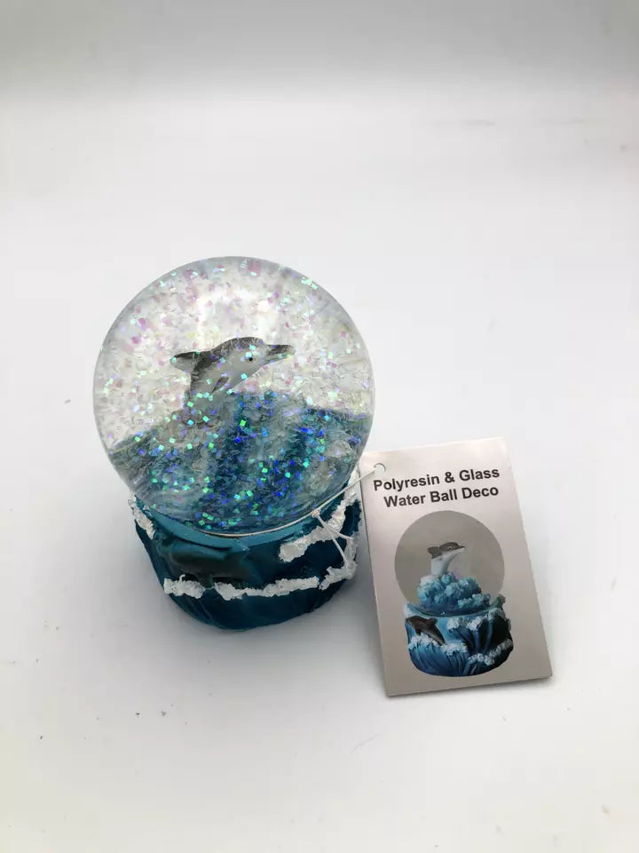 3.5" Glitter Snow Globe (Dinosaur, Panda Bear, Astronaut, Unicorn, Dolphin)