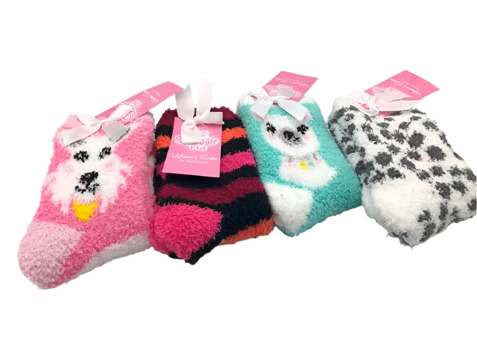 Cozy Fuzzy Socks Size 9-11