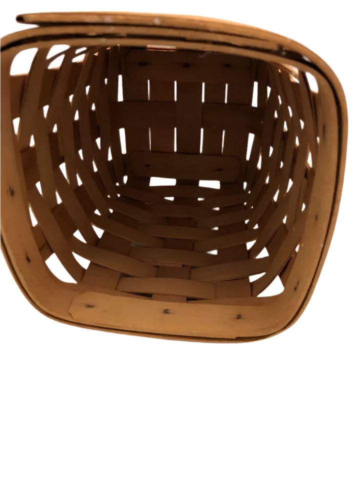 Longaberger 2000 Square Basket 6" Tall x 5 1/2” Wide PRE-OWNED